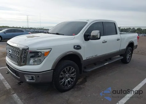 2016 Nissan Titan Xd Platinum Reserve Diesel from USA, damaged, VIN 1N6BA1F2XGN506904